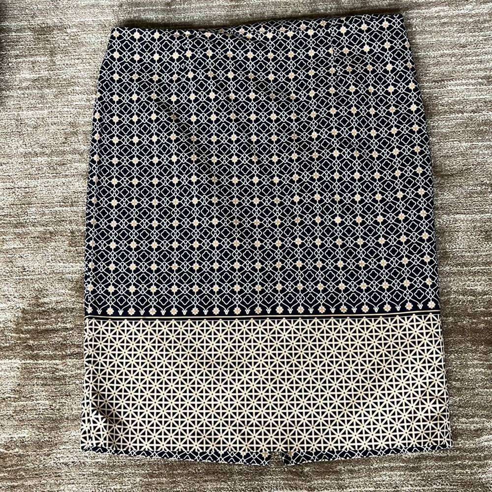 Navy Dress skirt\ navy\cream